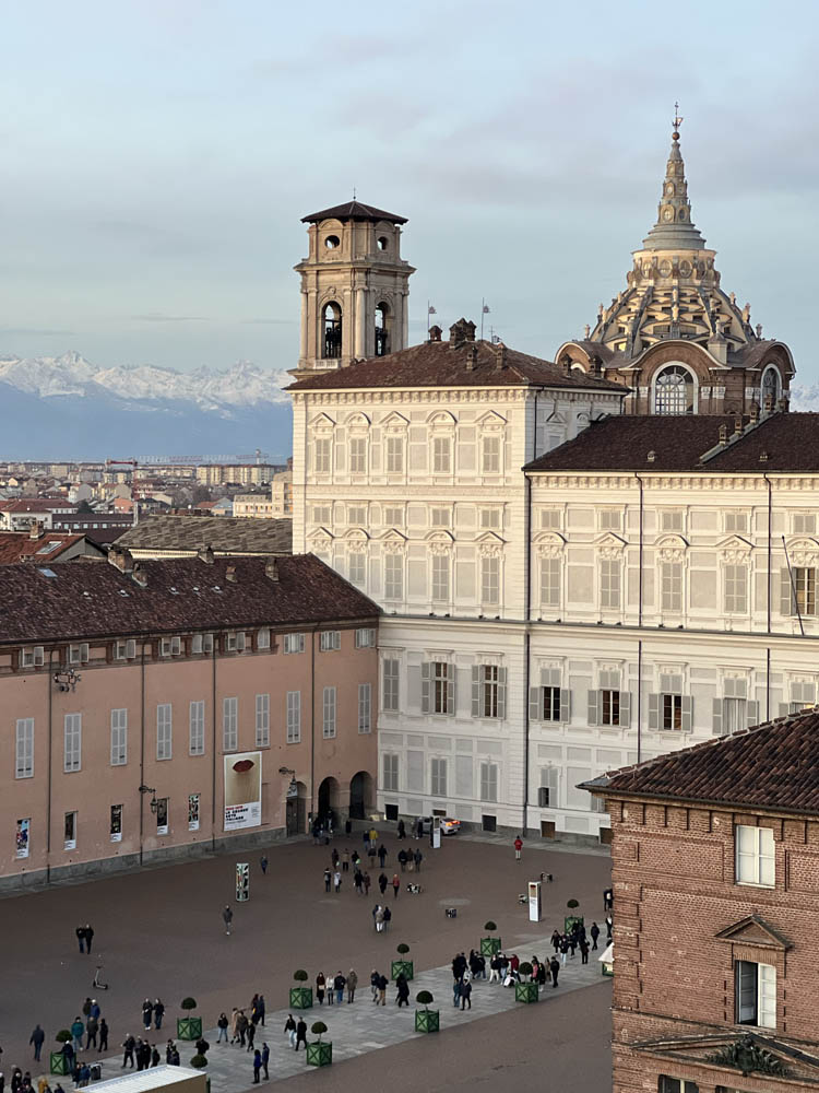 Piazza Castello in Turin with the Baroque Royal Palace and Guarini's dome, one of AN Art Advisory's cities of operation