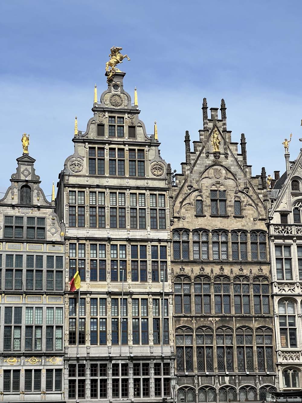 Baroque guild houses on the Grote Markt in Antwerp, the world's historic diamond capital — international diamonds and jewelry advisory